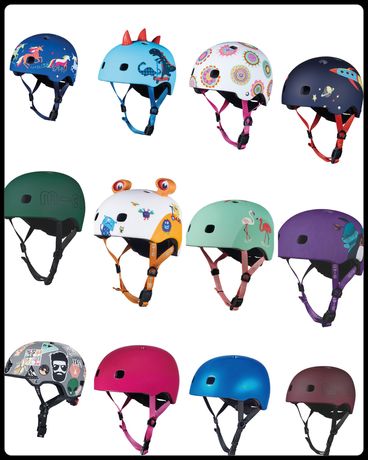 Шлем Micro детский защитный шлем для катания на самокате, роликах