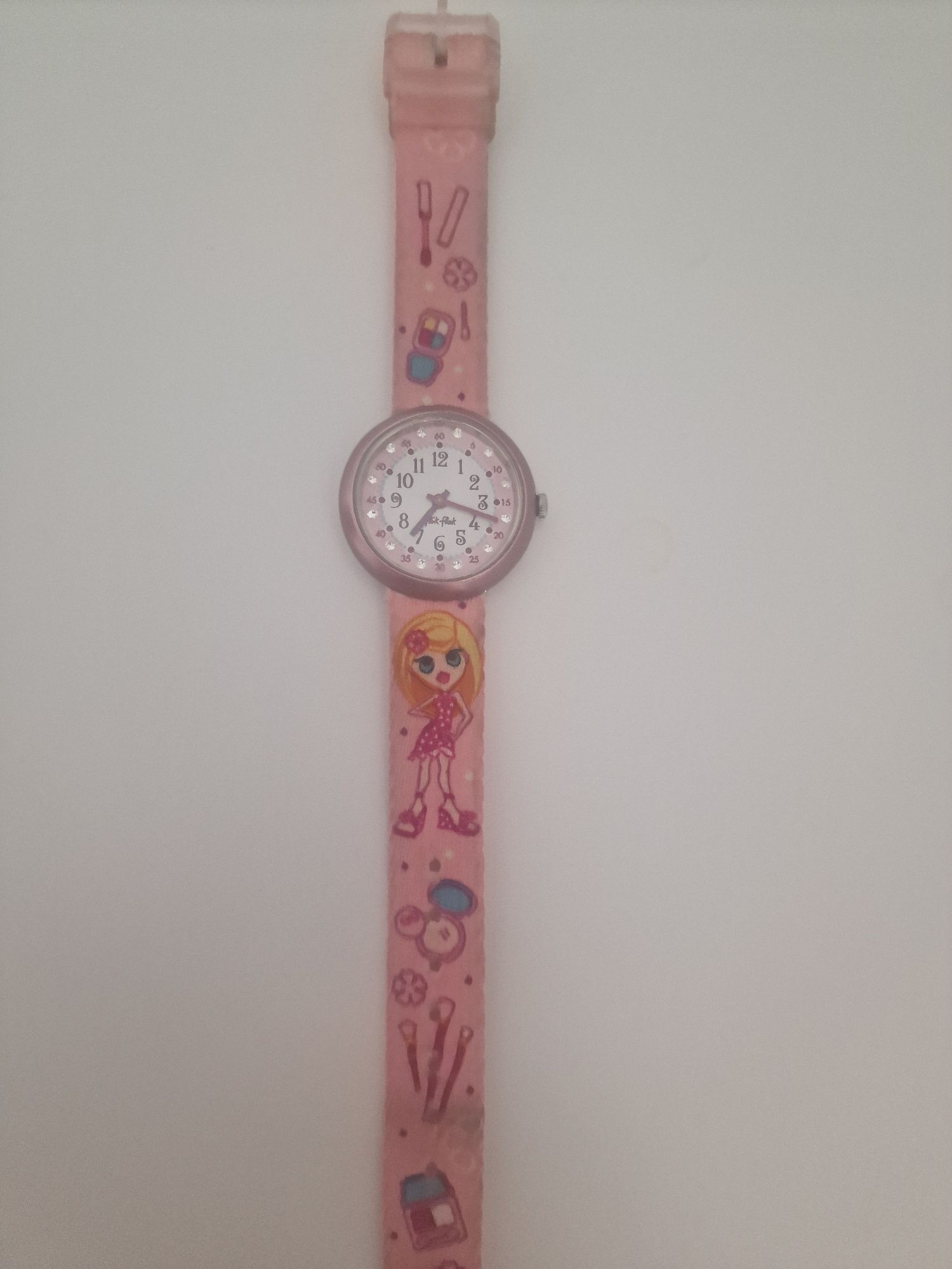 Relógio flik flak rosa