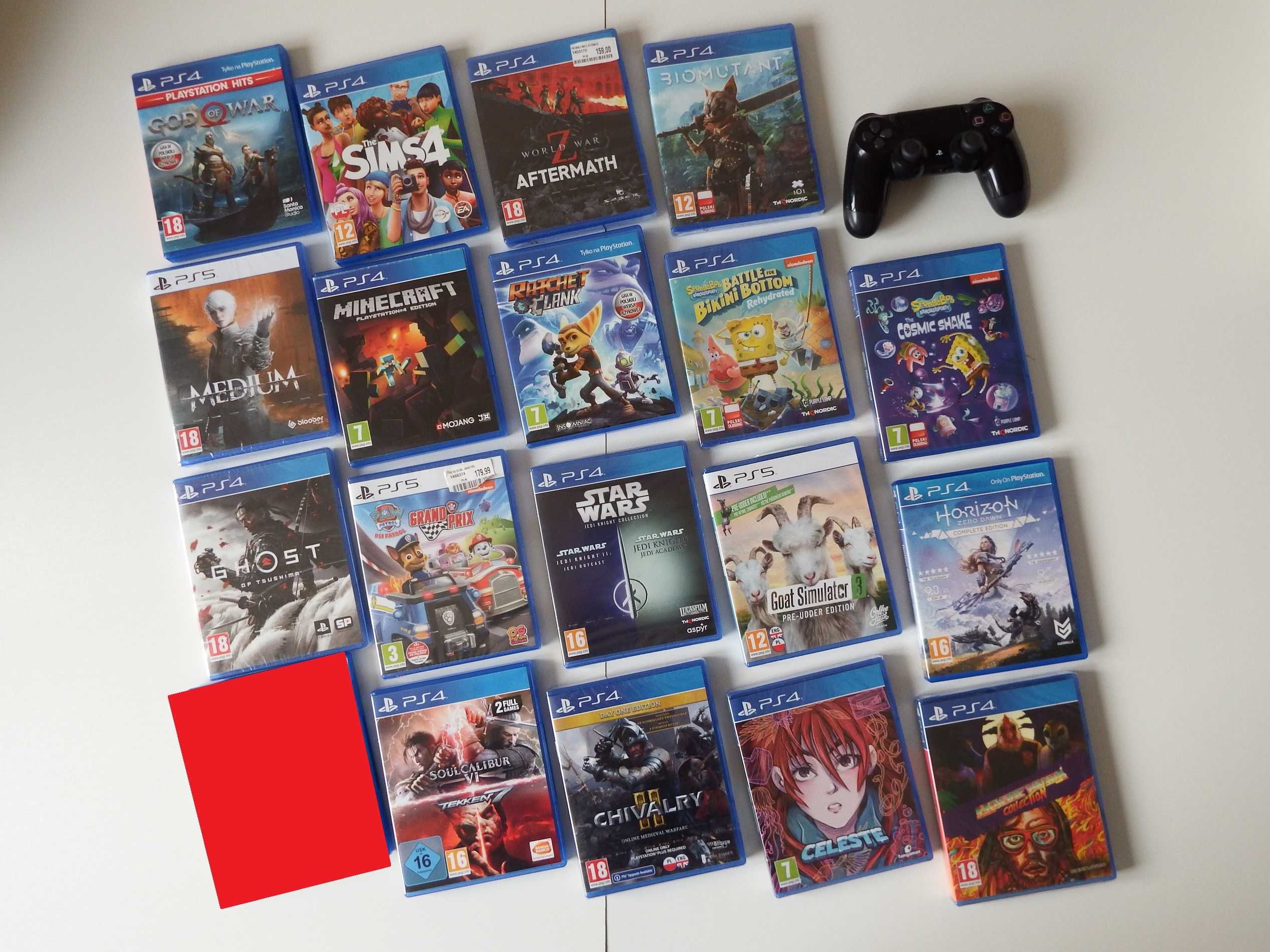 PS4 + PS5 Ghost Of Tsushima DUBBING PL zafoliowana inne gry PS5/PS4