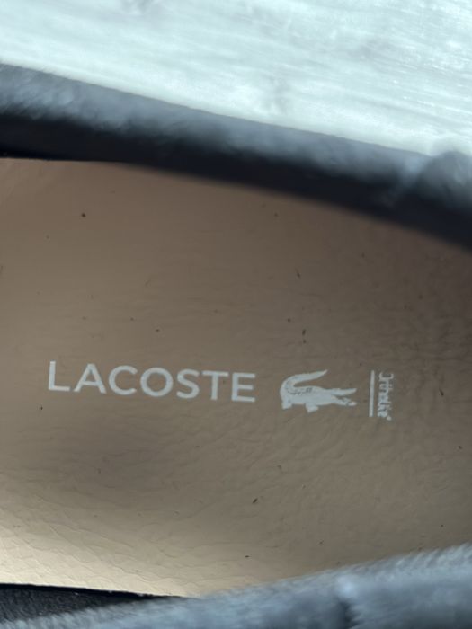 Лофери мокасини чоловічі черевики Lacoste