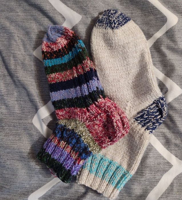 Носки в'язані нові