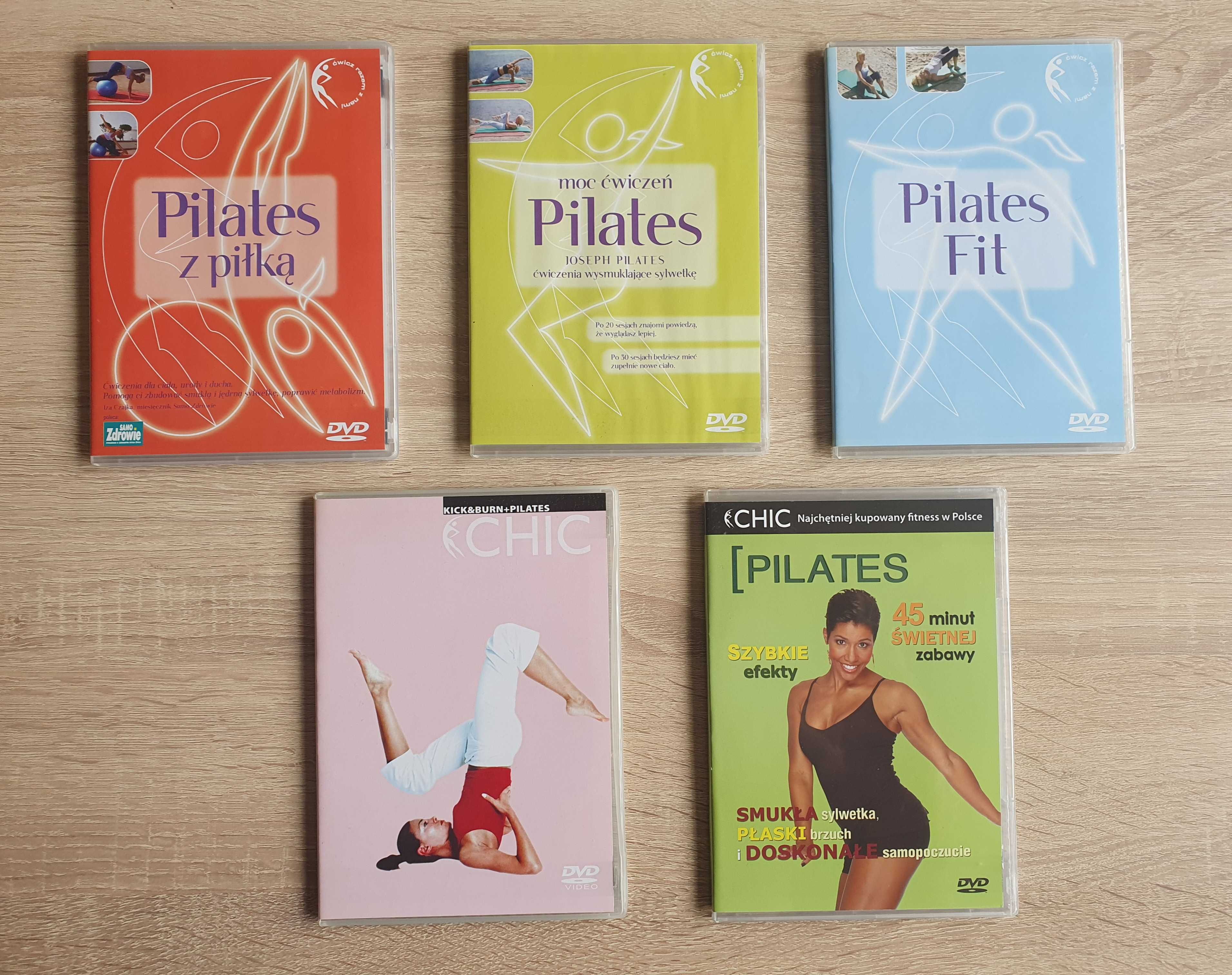 Pilates Chic - zestaw 5-ciu płyt DVD