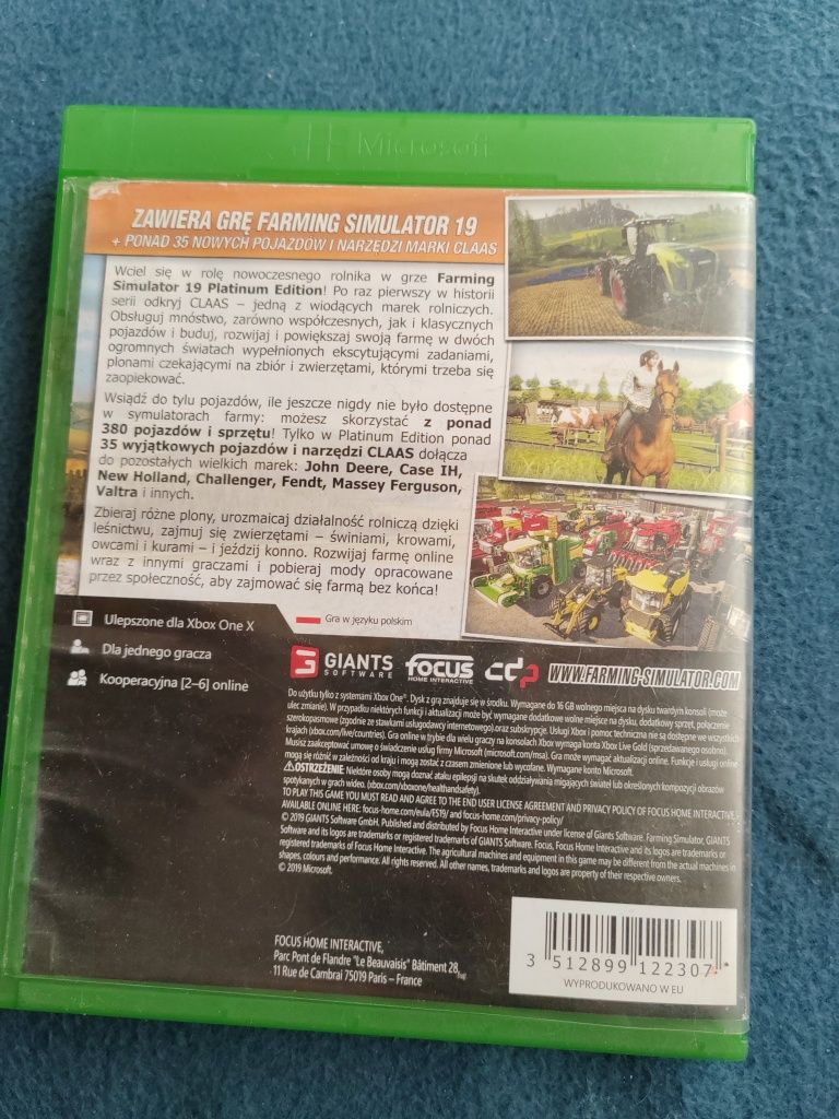 Farming simulator 2019 19 platinum edition xbox one s x series