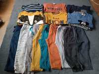 Mega zestaw ubrań spodnie bluzki KappAhl newbie cool club 86-92