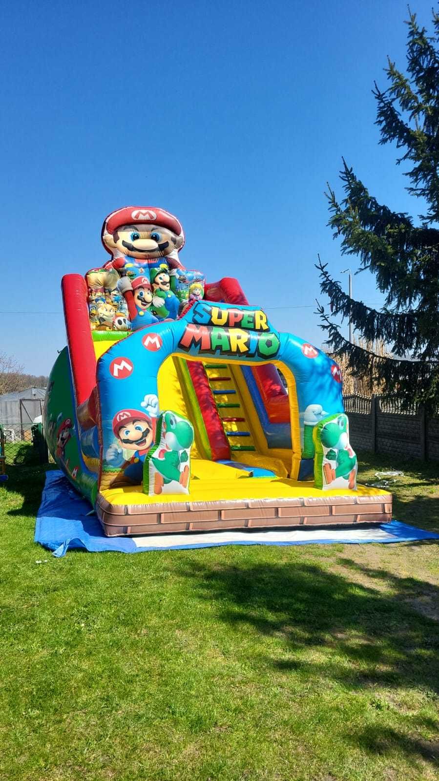 Dmuchana zjeżdżalnia wynajmę dmuchaniec wypożyczalnia Wieluń dmuchańca