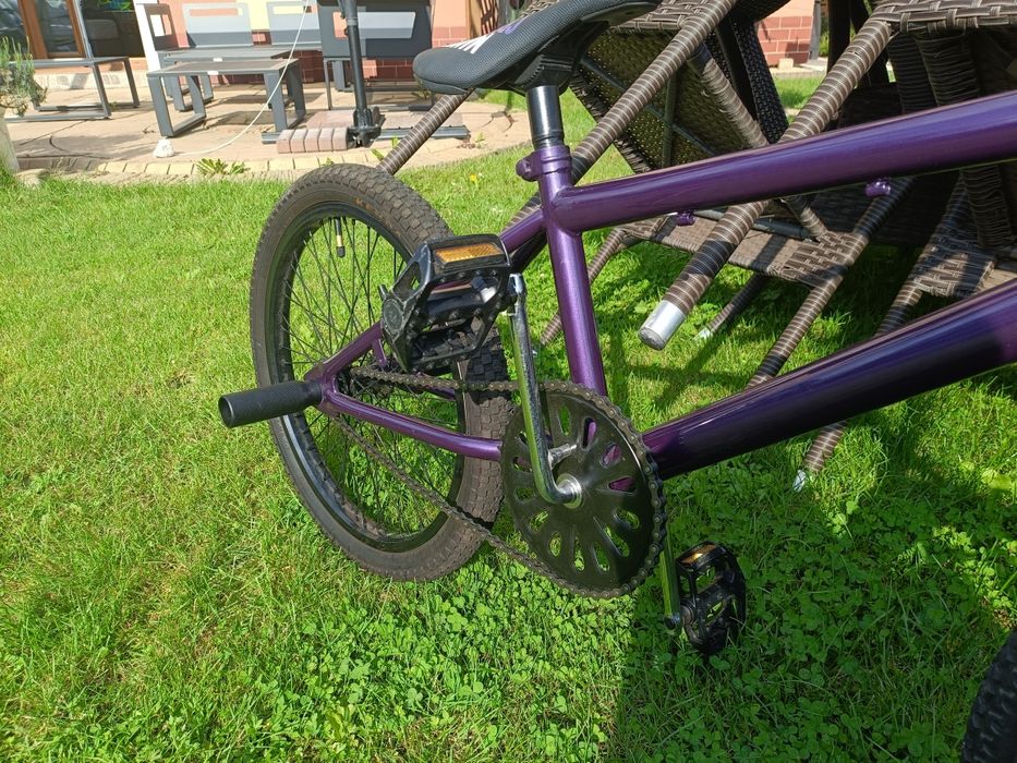 Rower BMX fioletowy