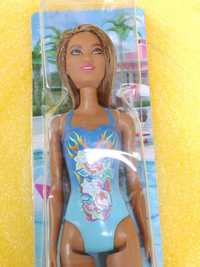 Lalka Barbie Plażowa DWJ99 Strój Niebieski