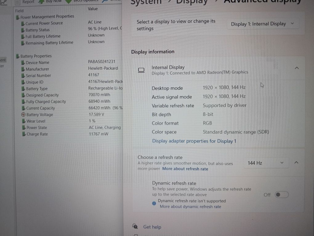 RTX 4060 8gb + R5 7640HS • HP Victus  16" 144hz • 16gb/512 ssd