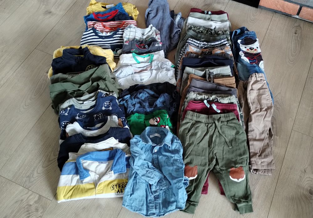 Ubranka dla chłopca rozm. 80