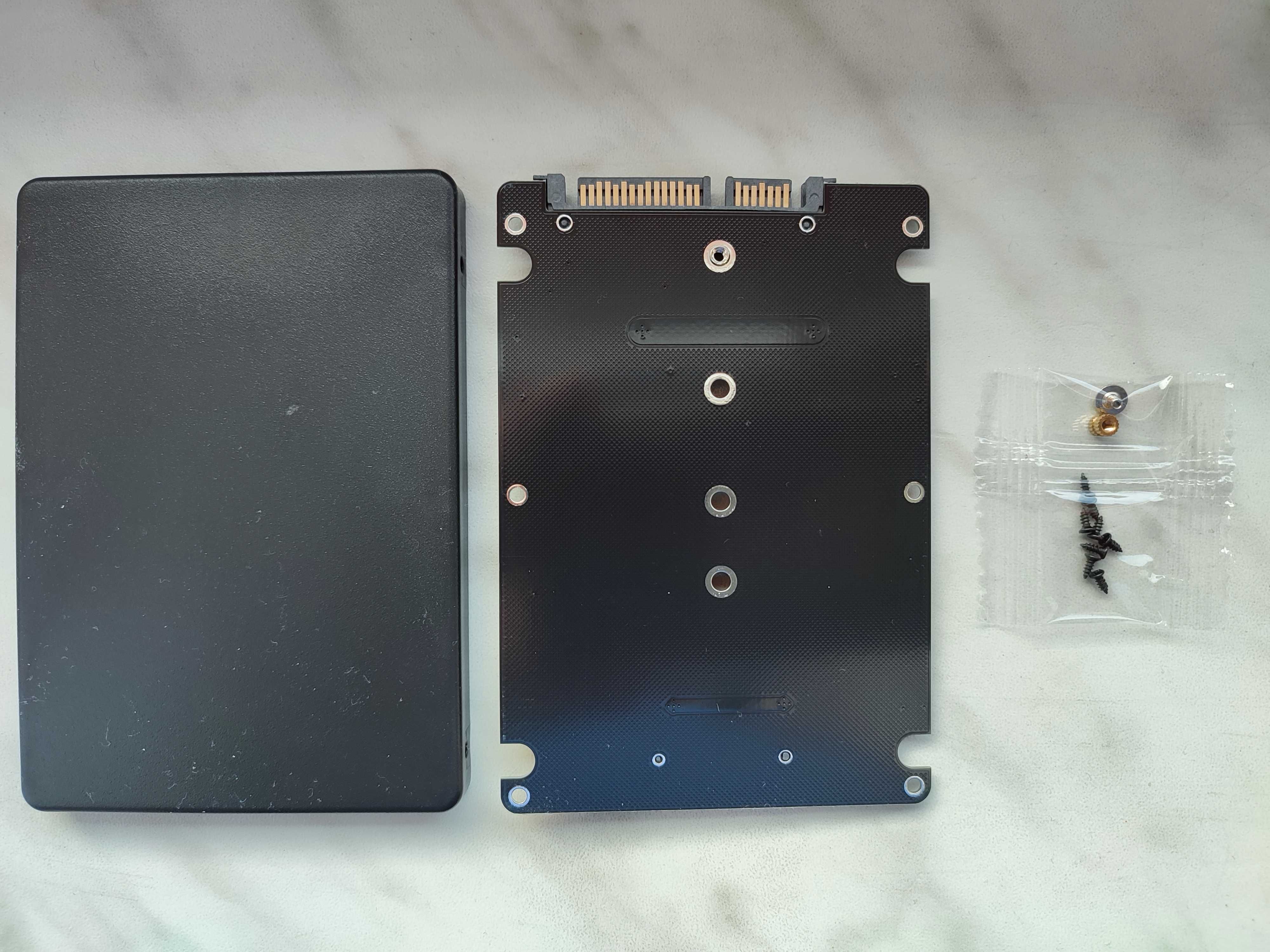 Kieszeń na dyski SSD M.2 SATA na SATA III 2,5''. Nowa.