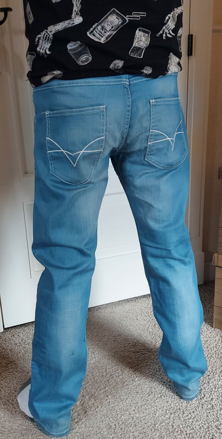 Spodnie męskie  jeansowe Gabba 34
