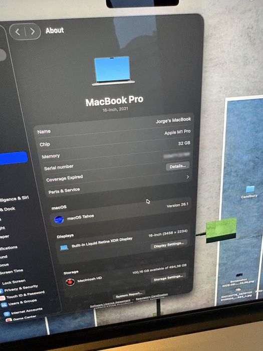 MacBook Pro 16 polegadas 2022