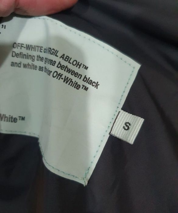 Оригинал Зимняя Куртка OFF - WHITE Portugal