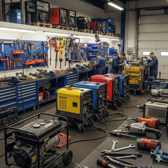 РЕМОНТ бензинових генераторів та дизельних електростанцій