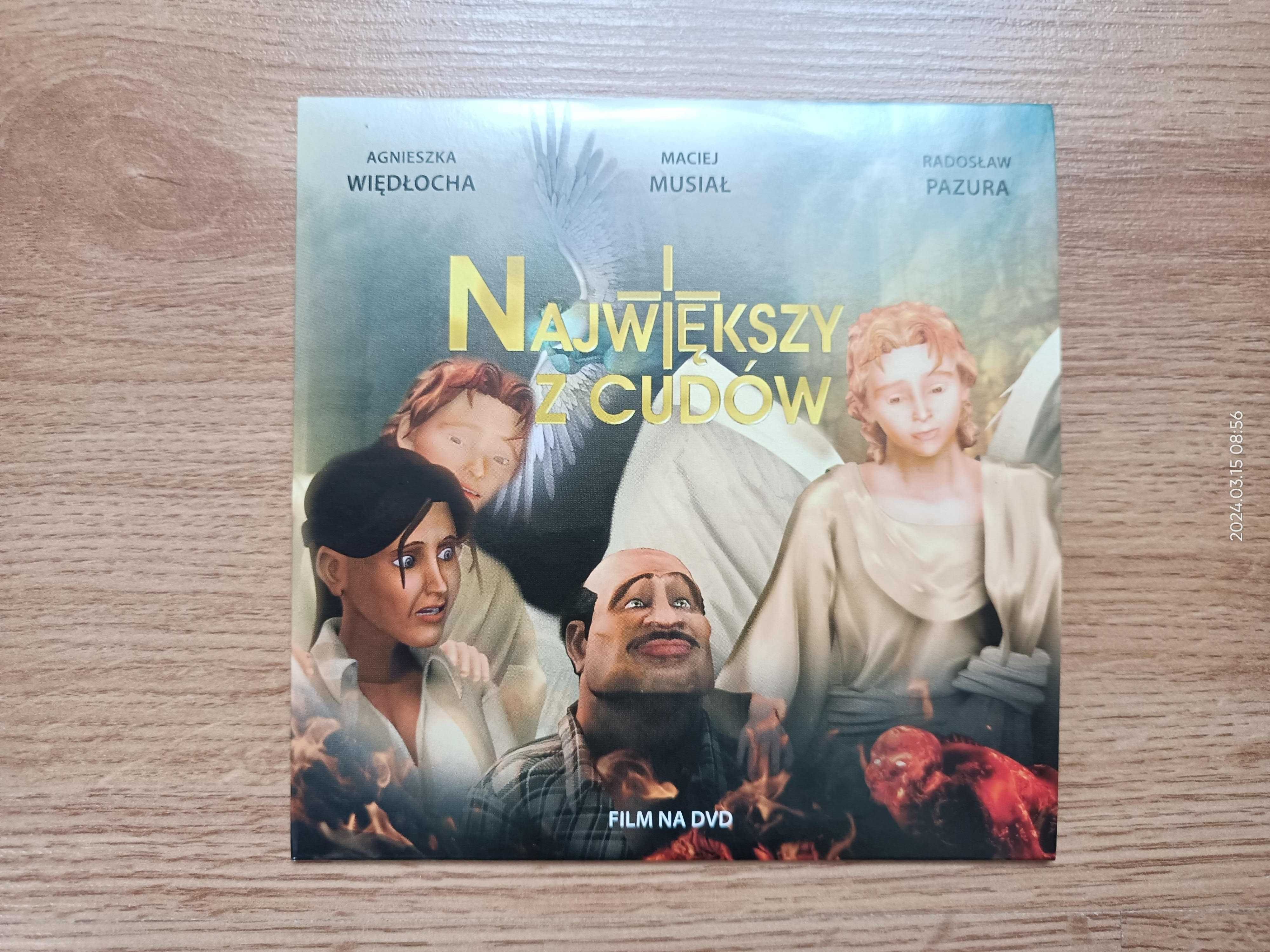 Wiara i film wraz z filmem DVD Największy z cudów + obrazek