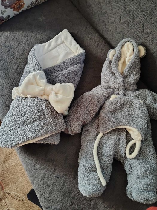 Комплект на виписку.Комбенезон.Конверт