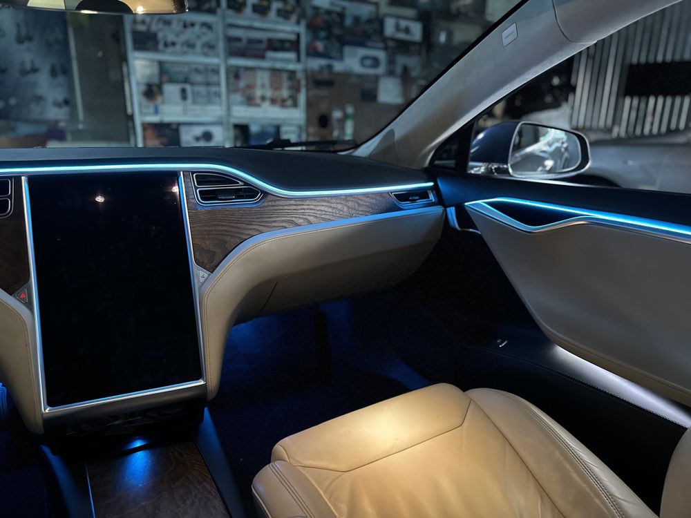 Контурная подсветка салона Tesla Model S 3 X Y Ambient LED RGB