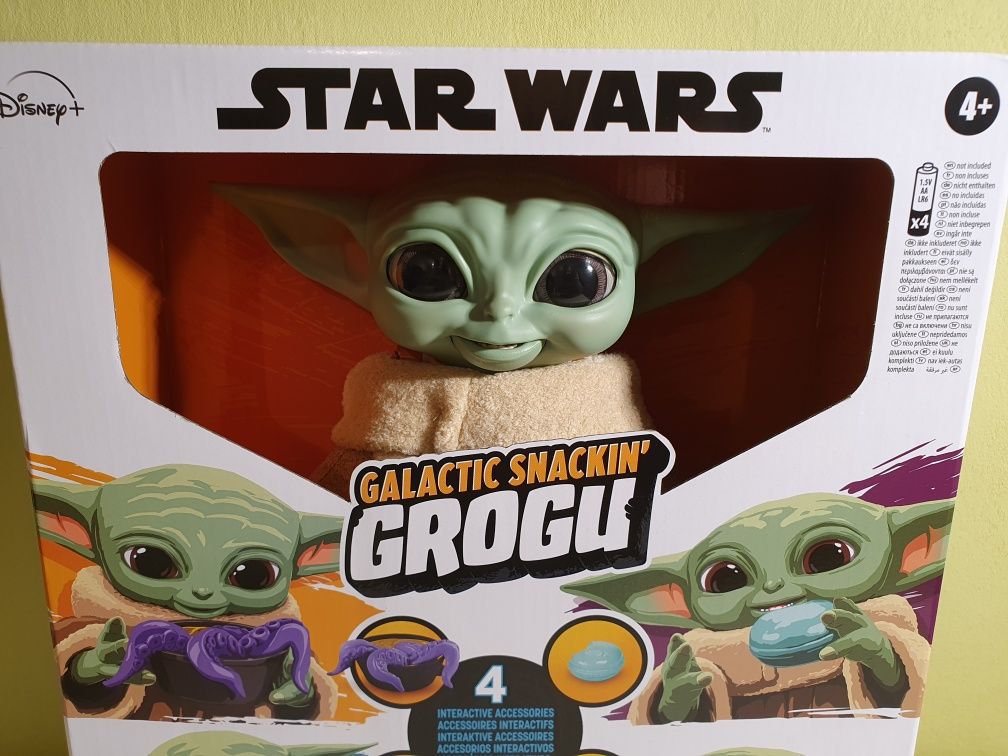 Star Wars Mandalorian Galactic Snackin' Grogu The Child Hasbro