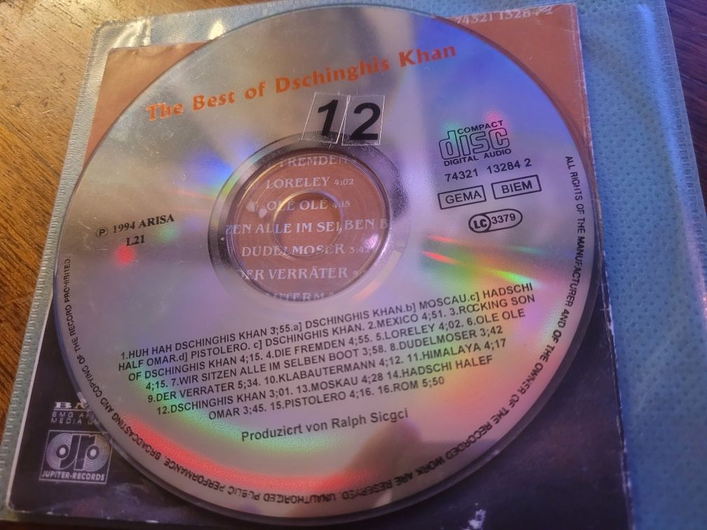 CD Dschinghis Khan The Best of (Huh Hah) 1994 Arisa/Jupiter records