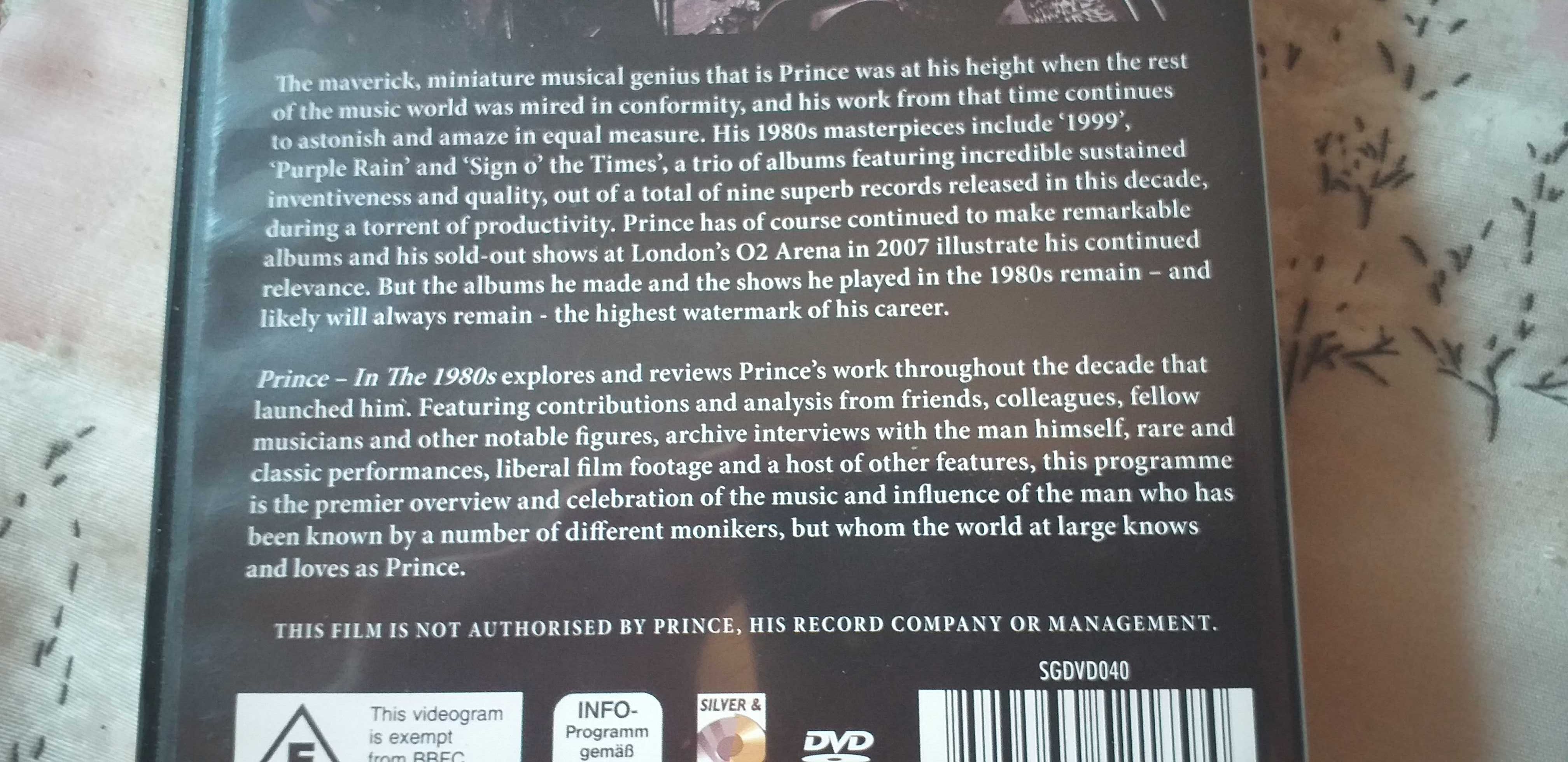 Prince - In the 80's - DVD - portes incluidos