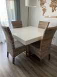 Conjunto mesa ANTARTE e cadeiras