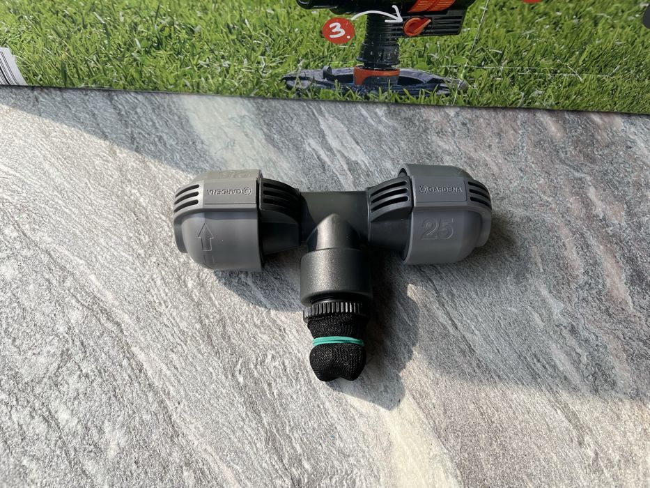 Gardena Pipeline - ZAWÓR odwadniający + trójnik