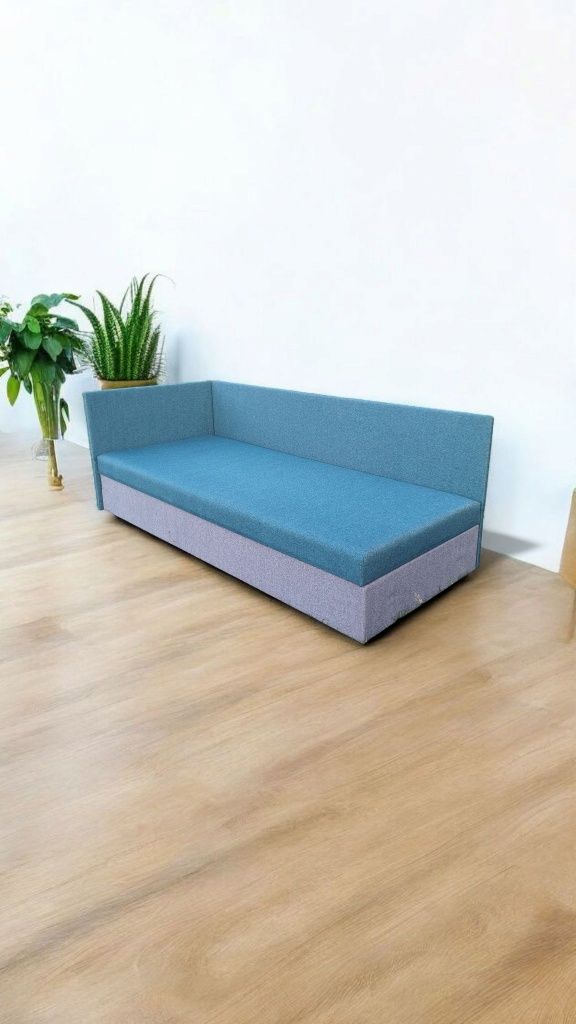 tapczan sofa jednoosobowa z pojemnikiem na posciel 80
