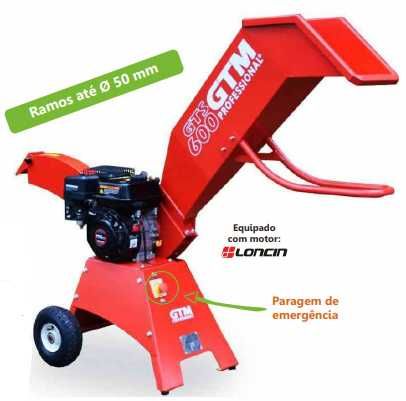 GTS603G Triturador/Estilhaçador Loncin G200F 6Cv 196cm3 Novo