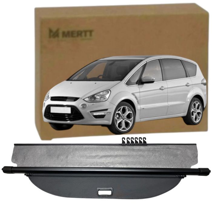 ROLETA bagażnika TYŁ czarna nowa FORD S-MAX I 2006-2014