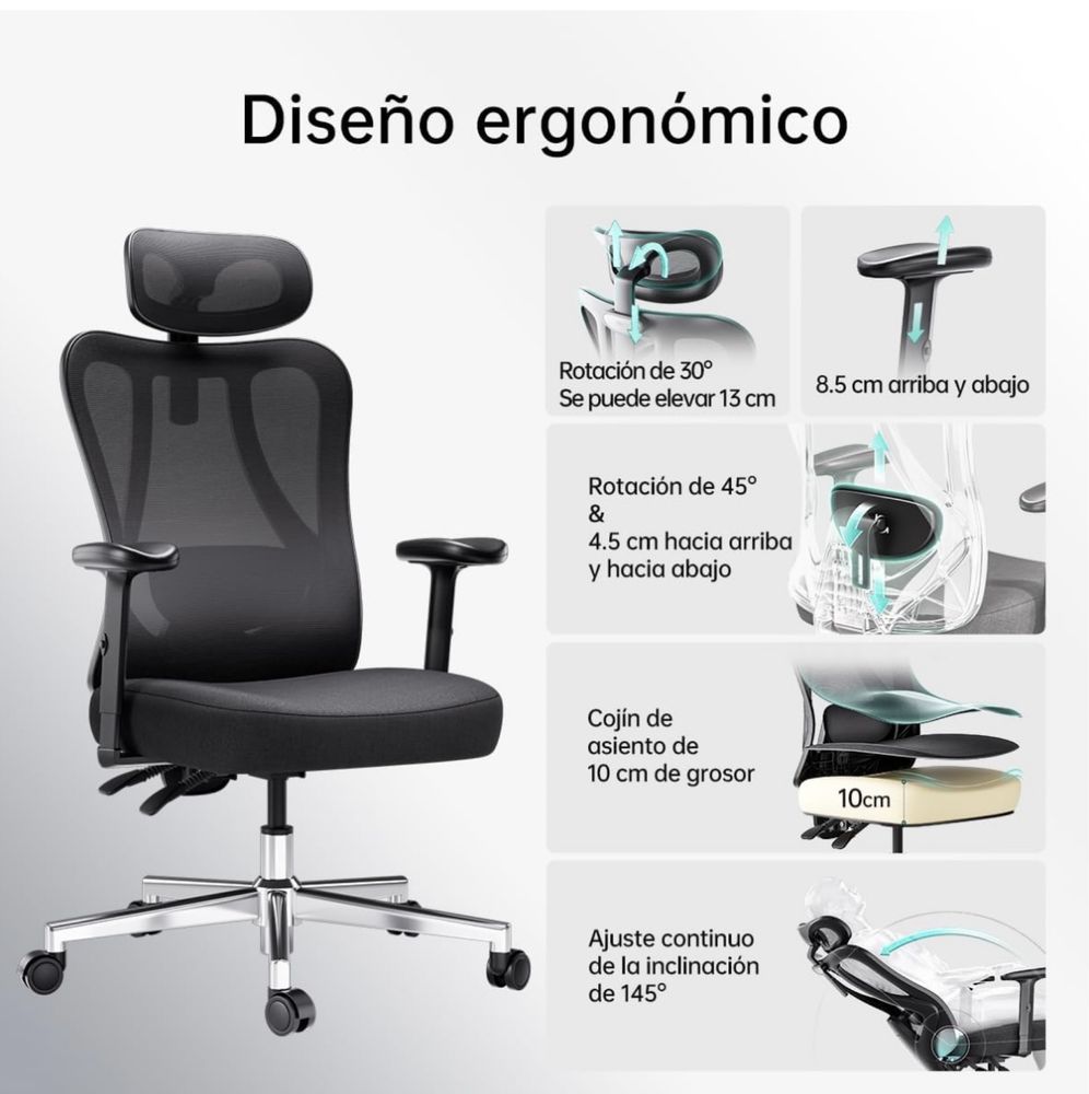 Cadeira Escritório Ergonómica