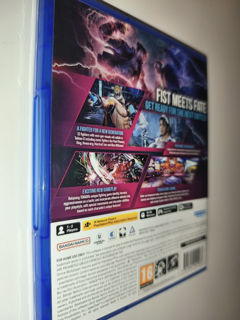 Gra Ps5 Tekken 8 gry PlayStation 5 Mortal Kombat Uncharted Crash NFS