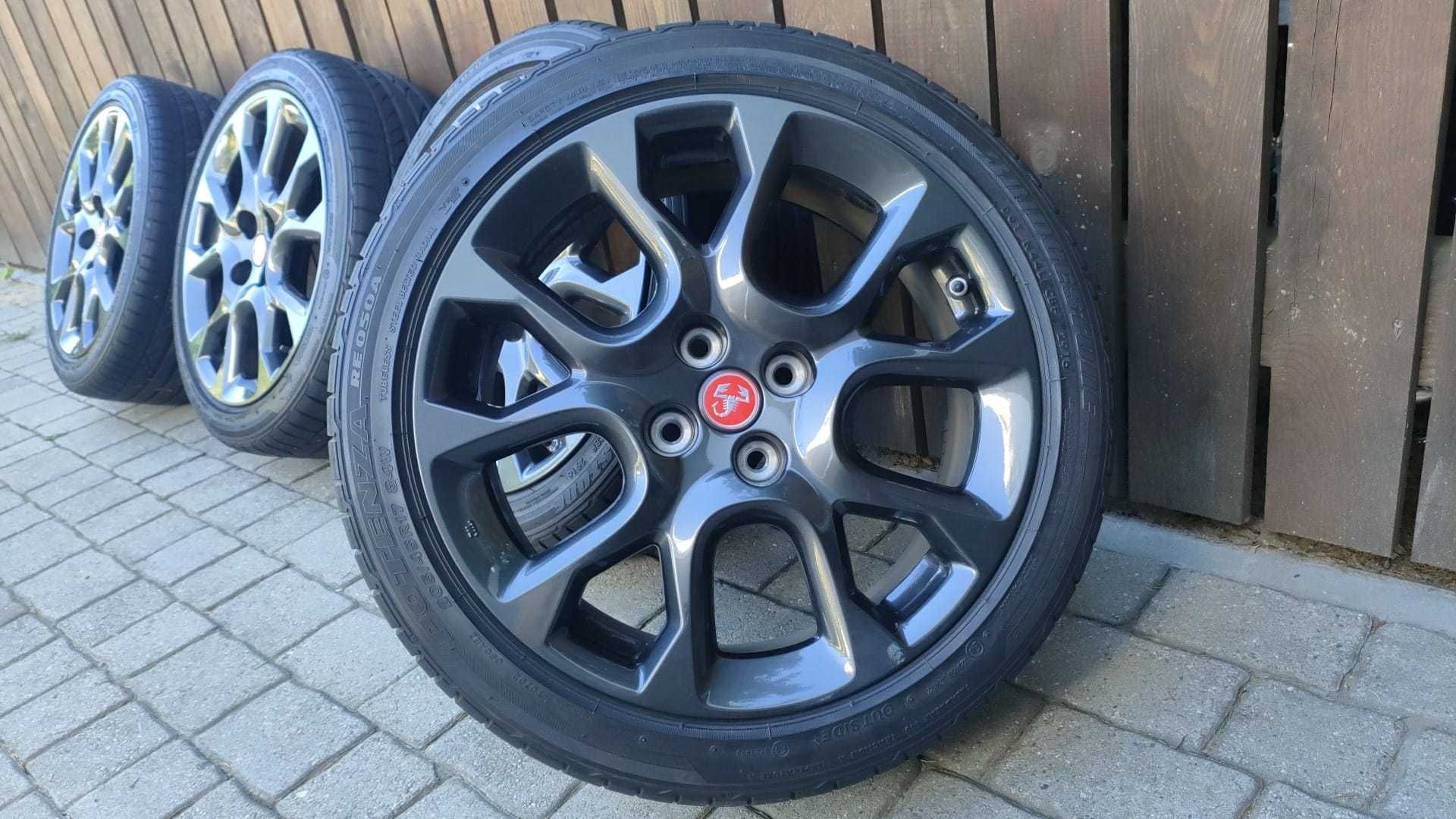 Koła Fiat Spider Suzuki 17''4x100 opony Bridgestone 205/45/17 (OL1634)