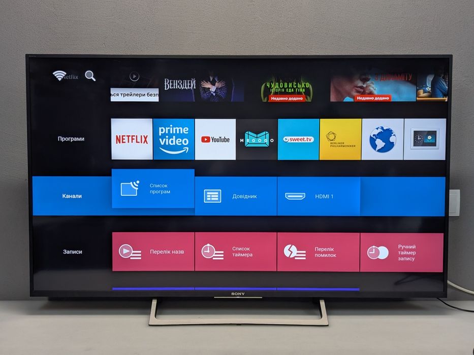 Sony KD-55XE7096 4K UltraHD SmartTV WiFi / 2017 /