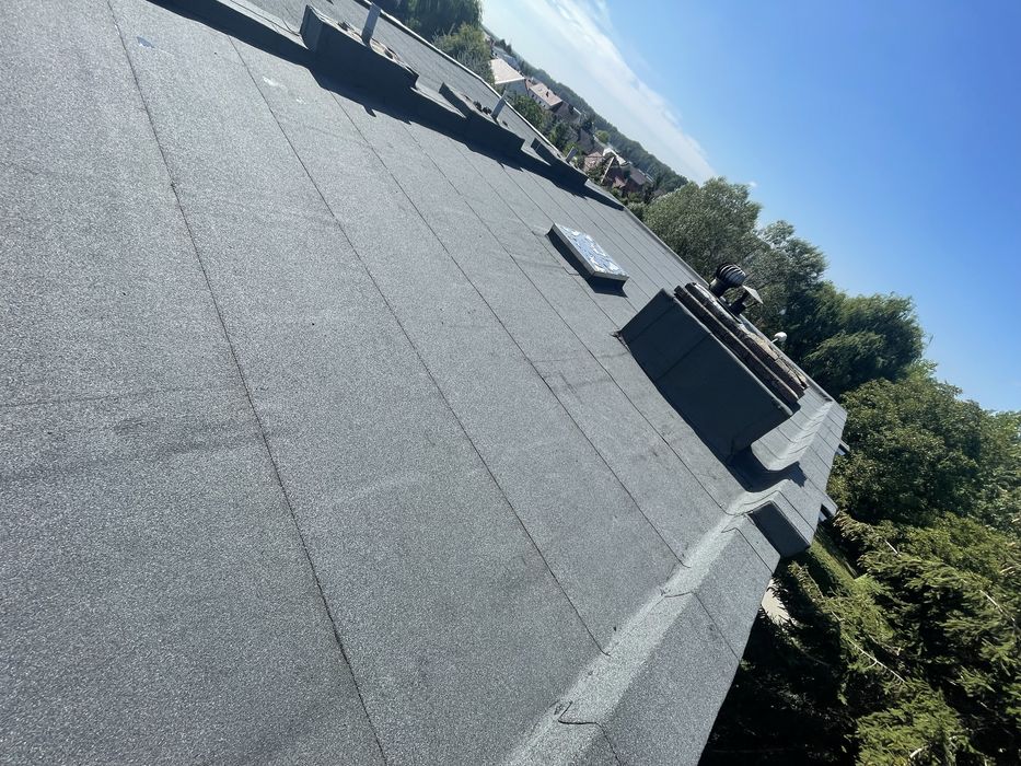 Krycie papą termogrzewalną , usługi dekarskie