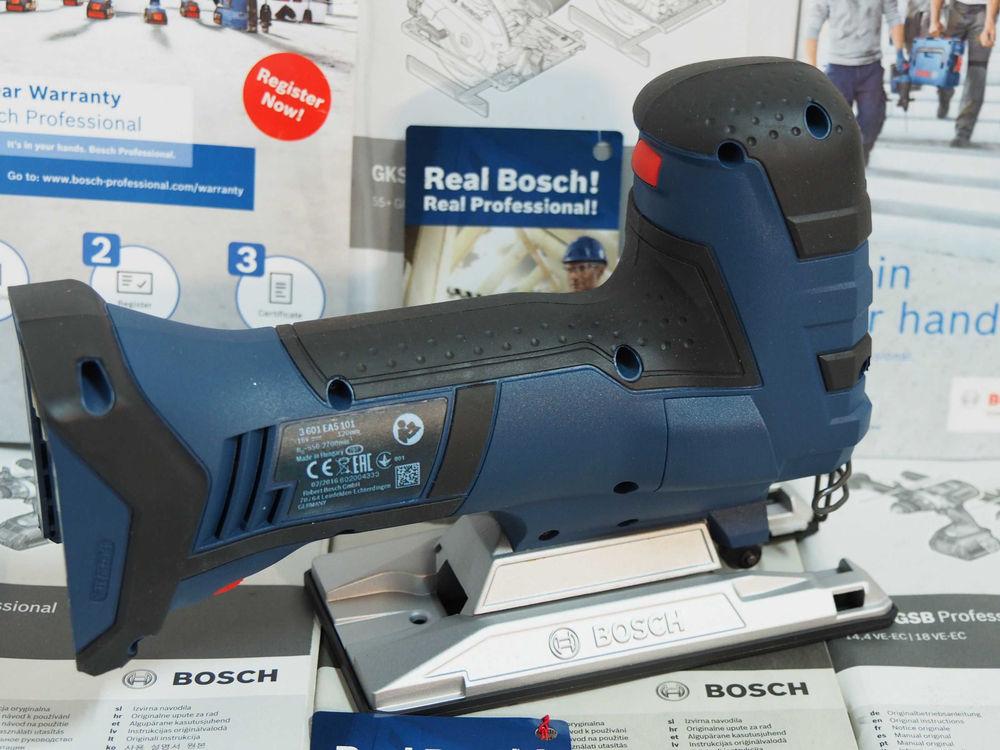 BOSCH GST 18V-LI-S wyrzynarka aku Bez bateria ladowarka