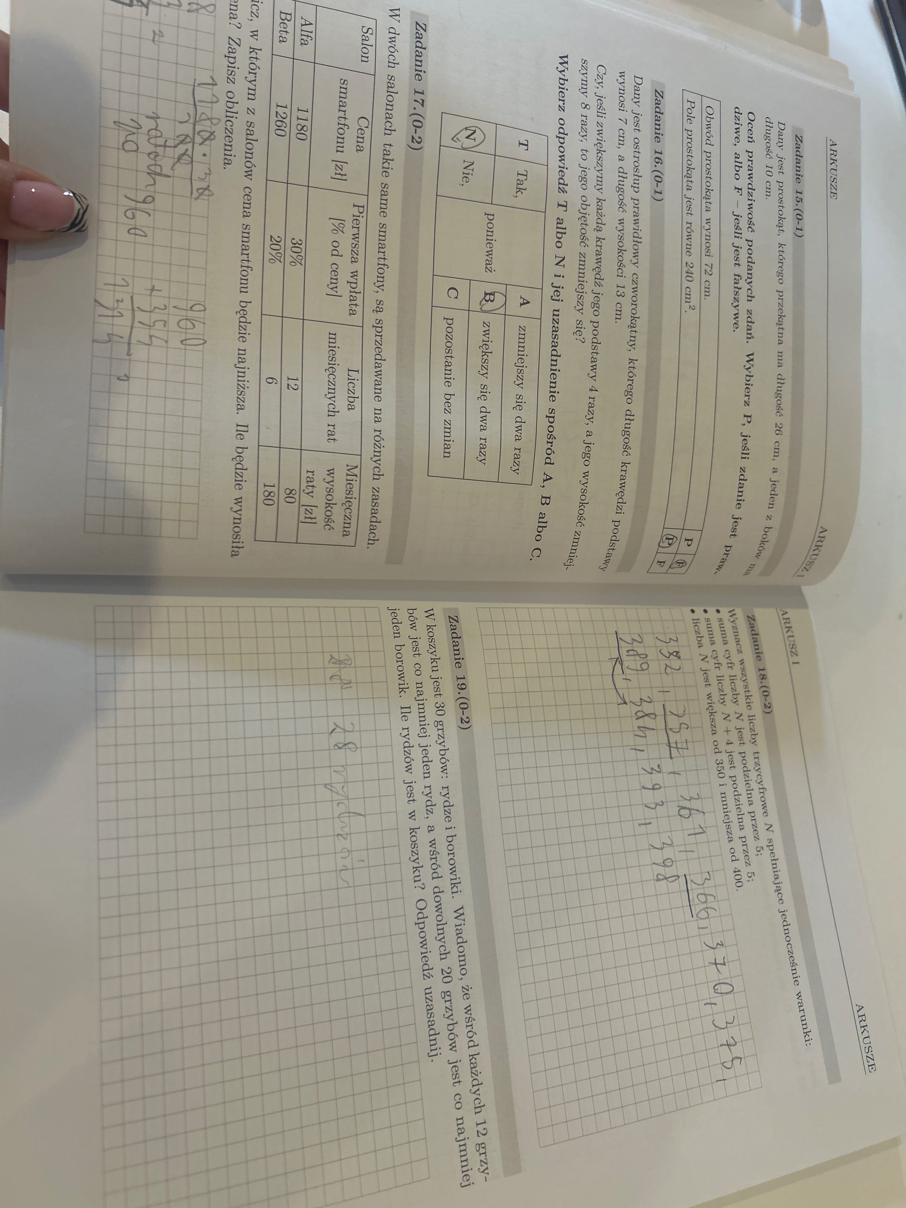 Egzamin ósmoklasisty z matematyki Arkusze próbne poćwicz z nami!