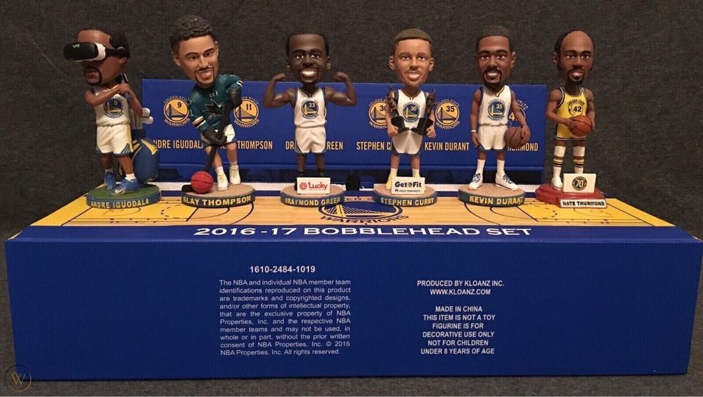 Zestaw NBA bobblehead Golden State Warriors