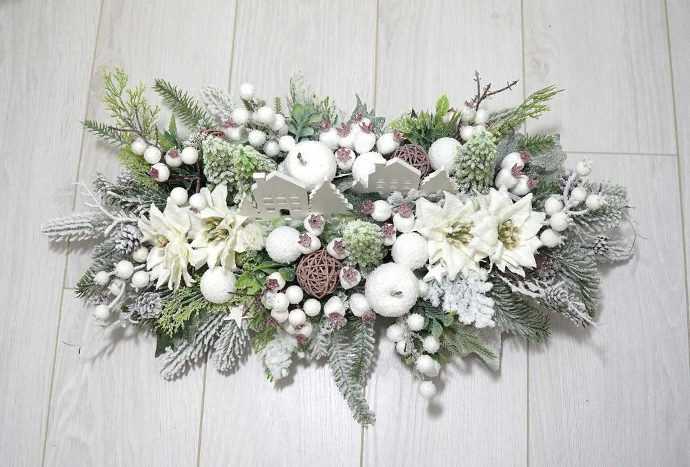 Stroik świąteczny kompozycja 55 cm Boże Narodzenie od florystyka.pl