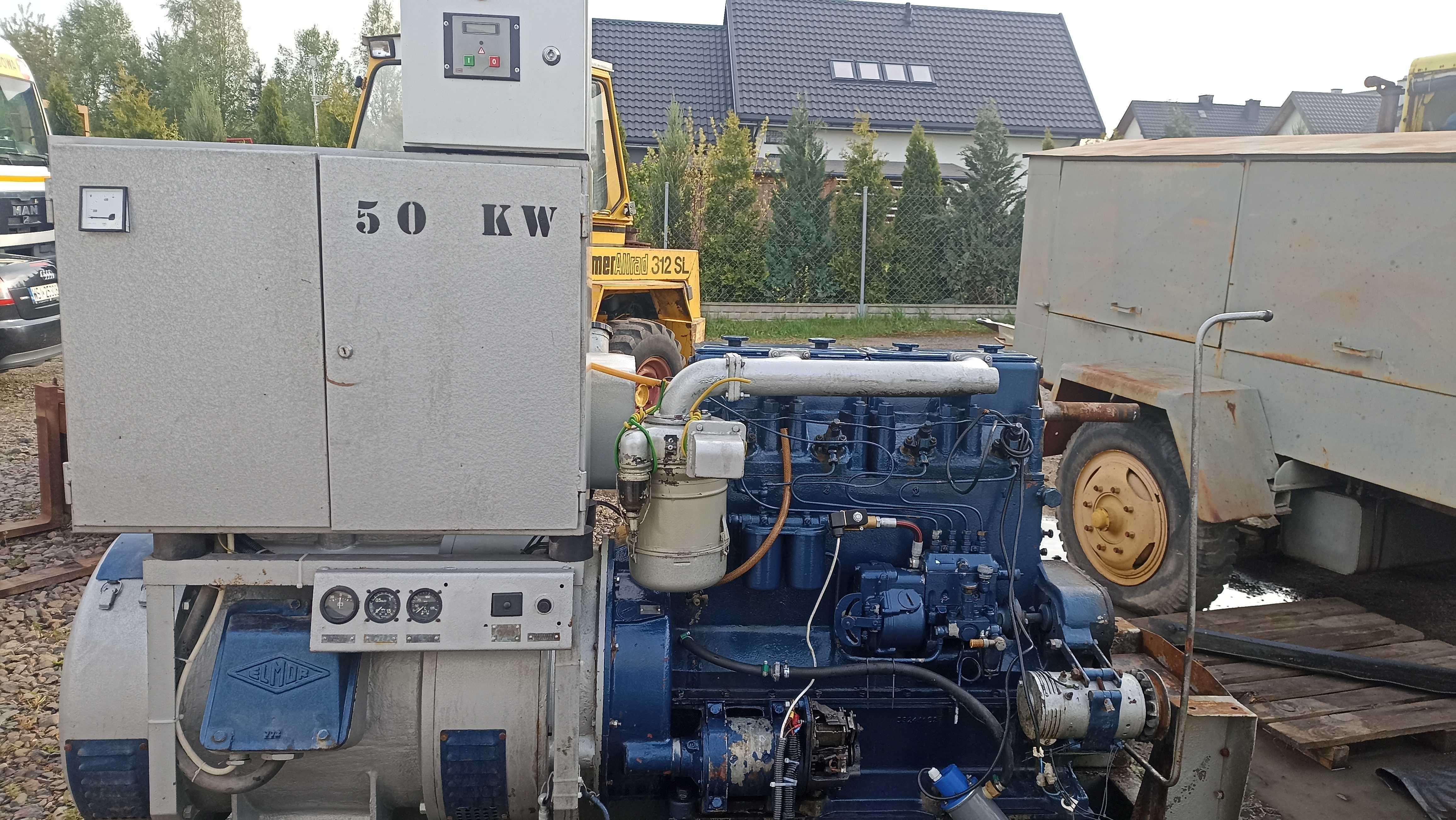 agregat prądotwórczy 50 kw silnik Andoria s324 silnik S15