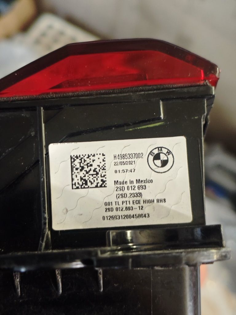 Lampy tył komplet X3 G01 Europa oryginalne