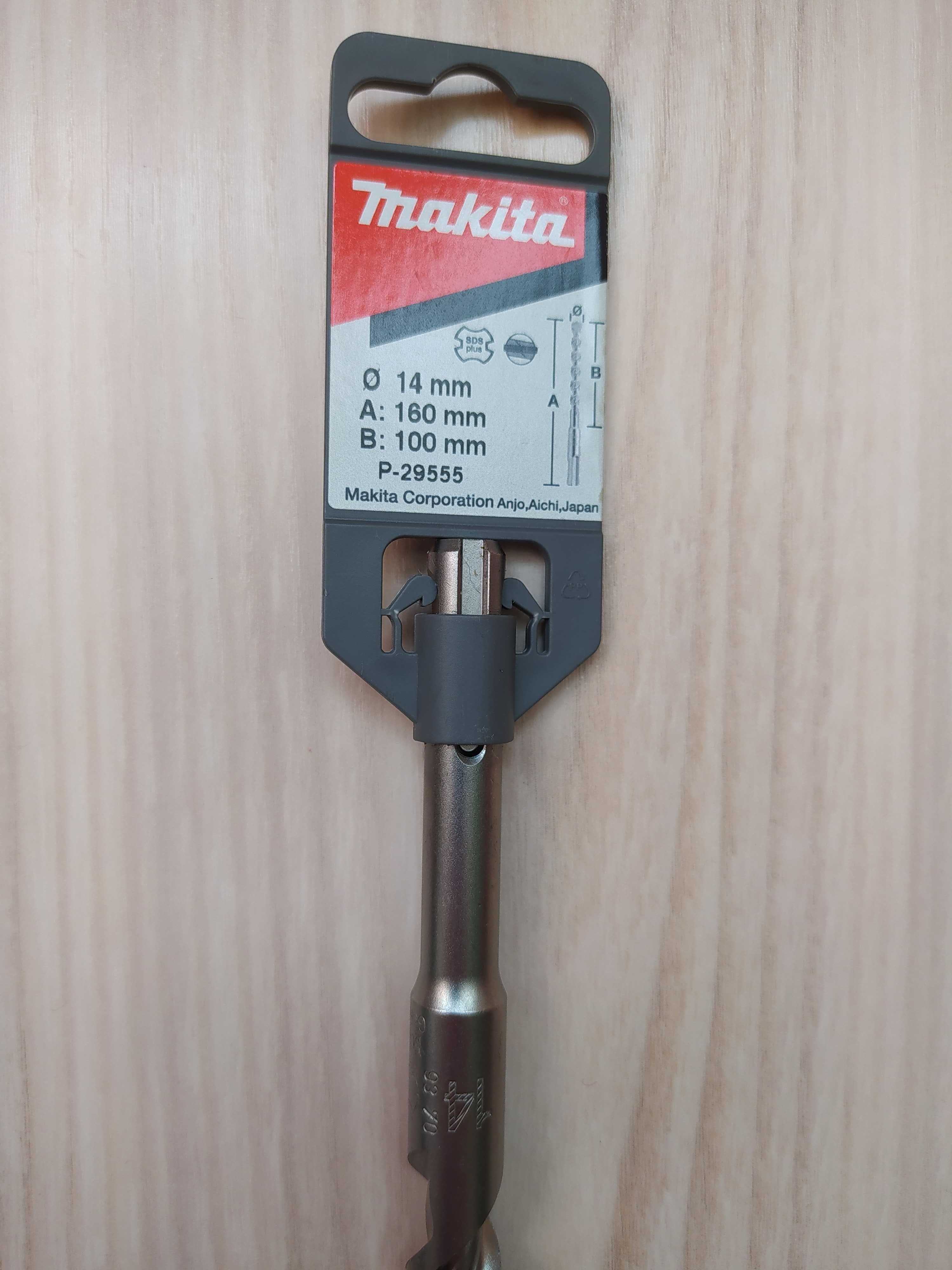 Бур по бетону Makita SDS-Plus 14x100х160мм (Німеччина)