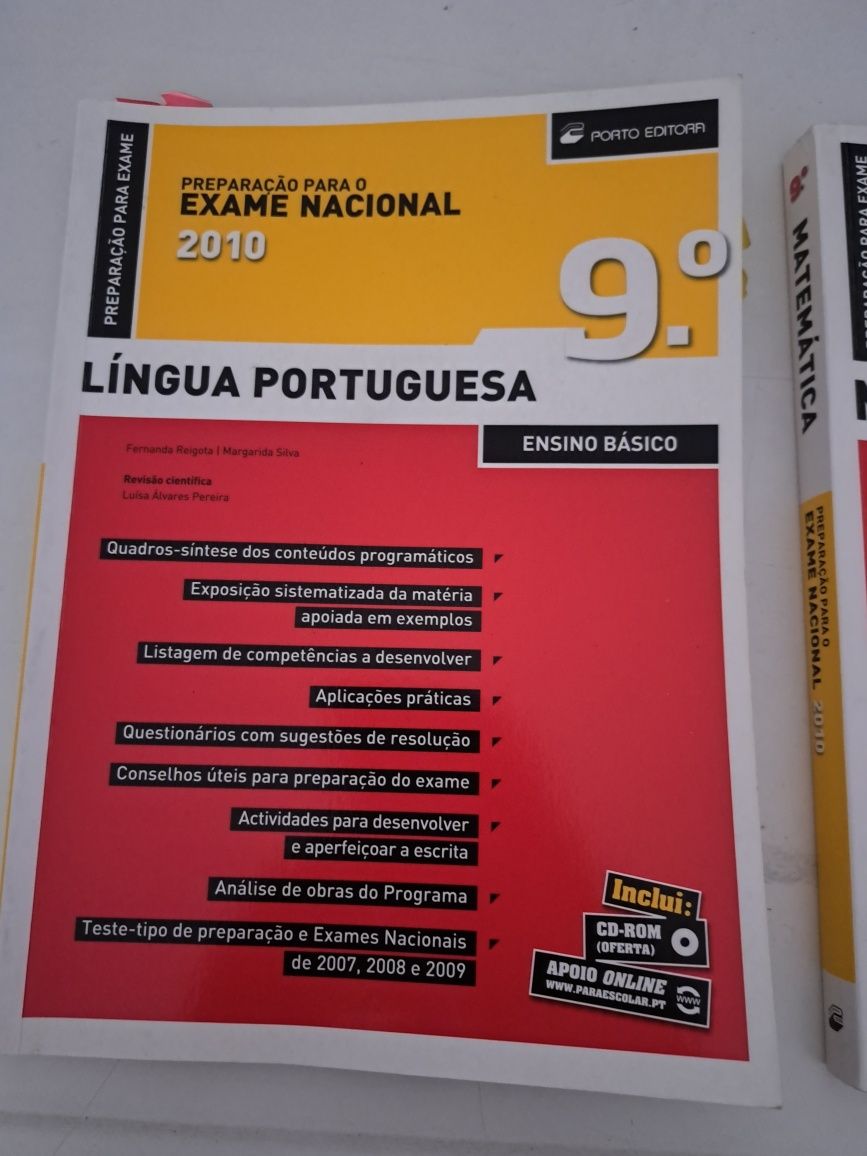 Livros preparação de exames