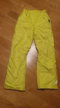 Spodnie narciarskie limonka 152-158 cm