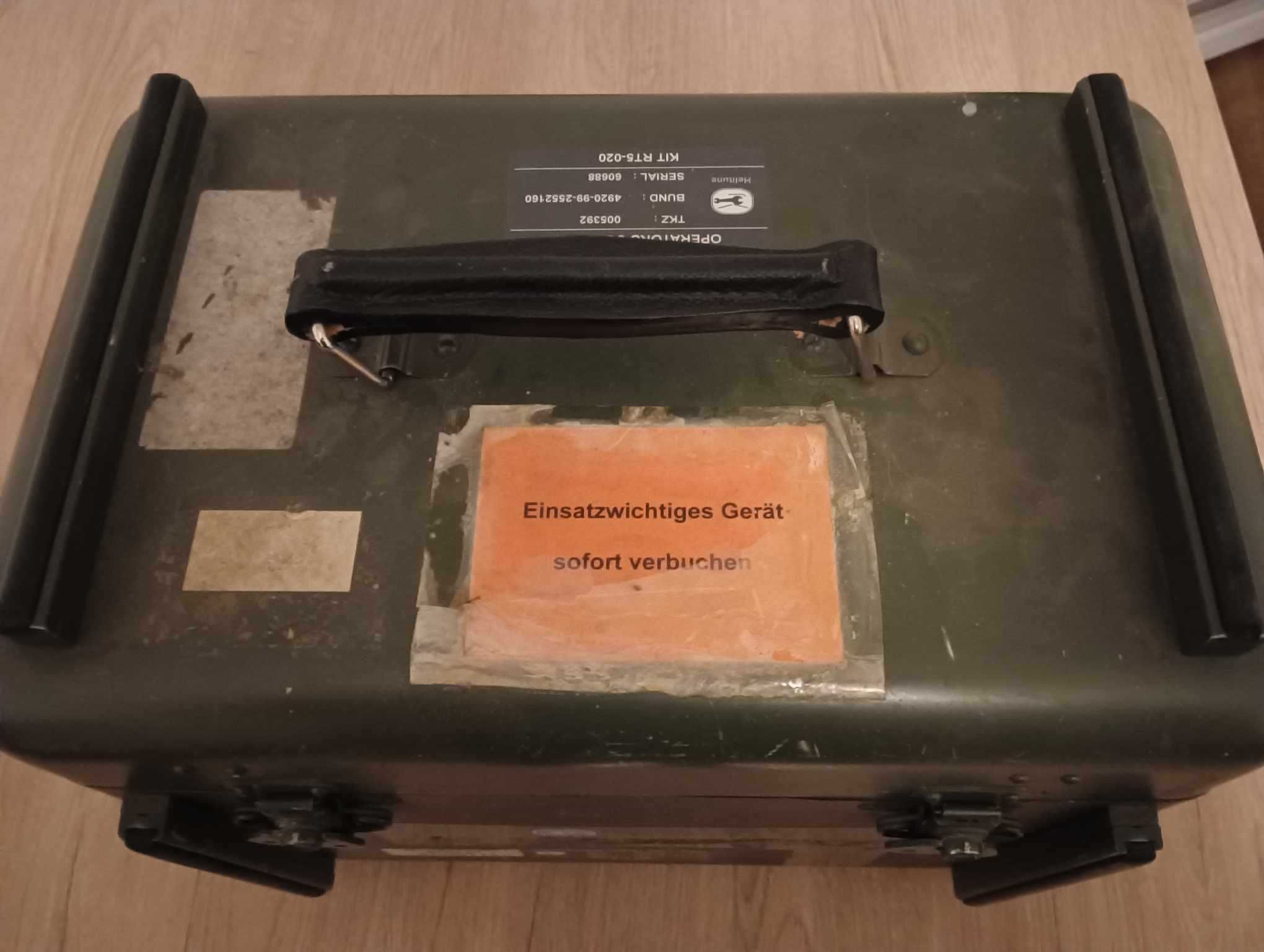 Skrzynie transportowe Bundeswehr - awionika