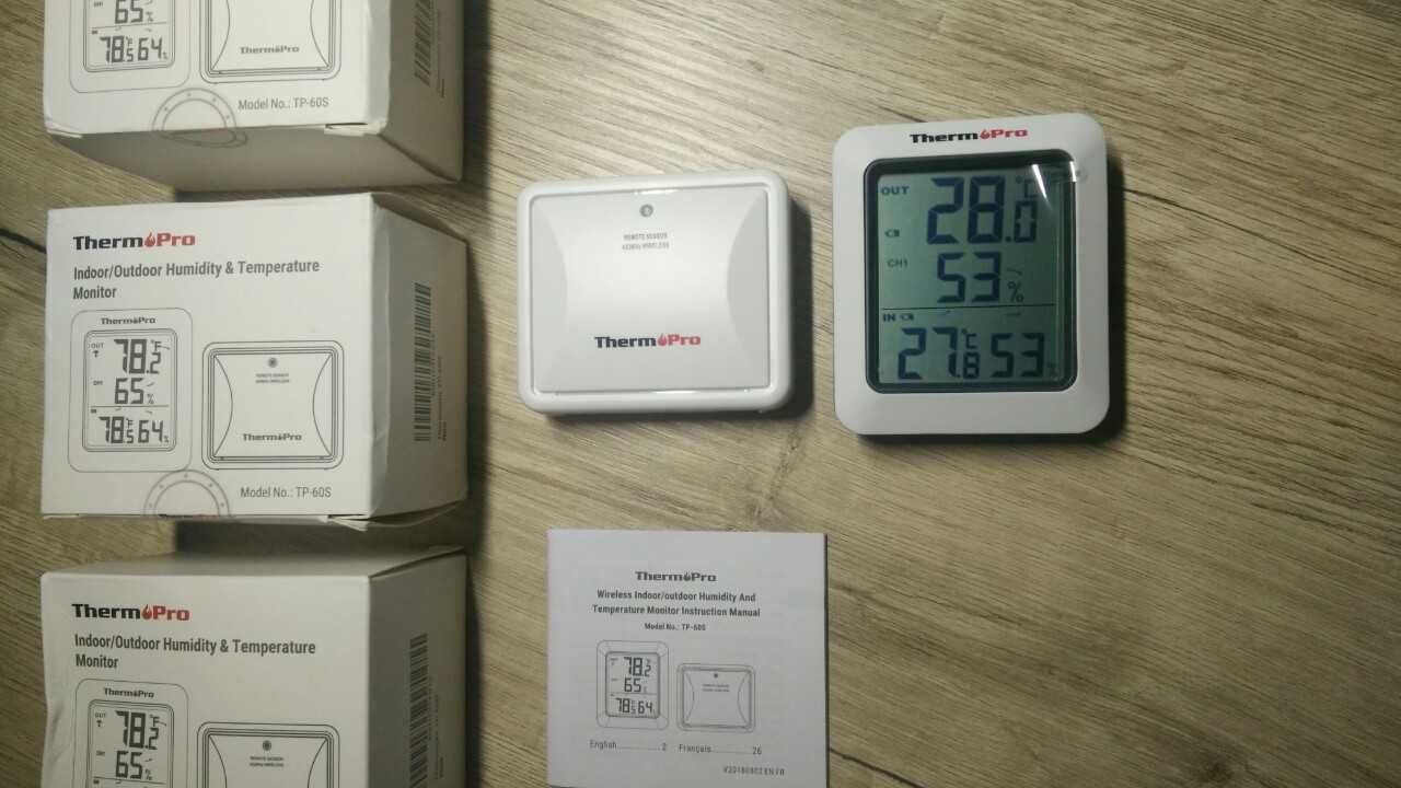 Thermopro Tp60s термометр, гигрометр, метеостанция