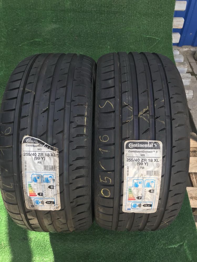 Continental 255/40r18 пара резина шини нові склад оригінал