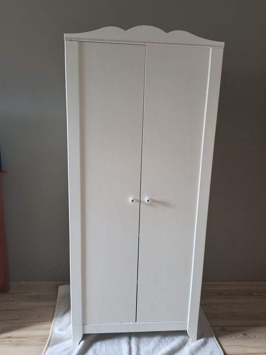 Dziecięca szafa Ikea, biała używana