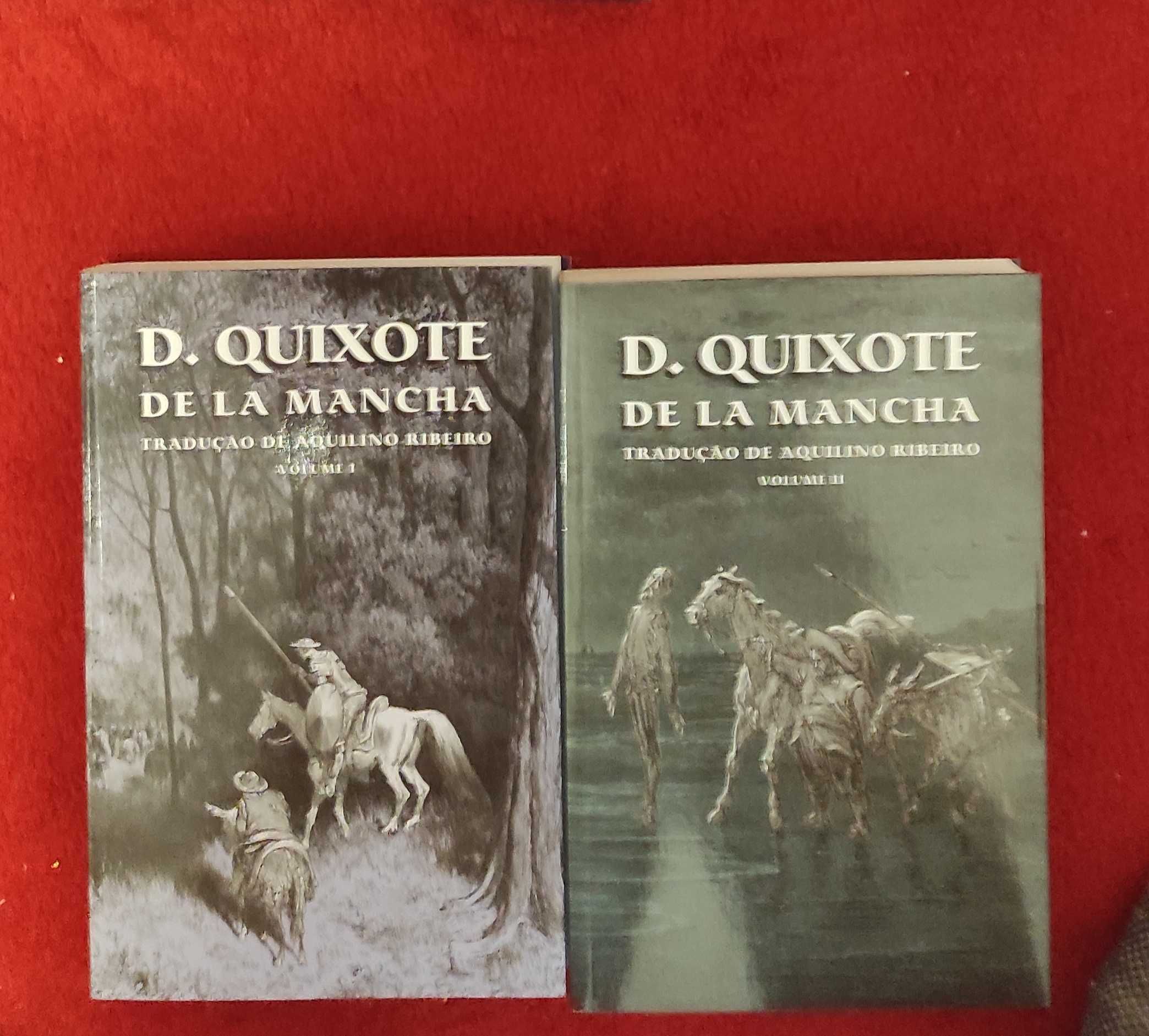 D. Quixote de la Mancha dois volumes como novos