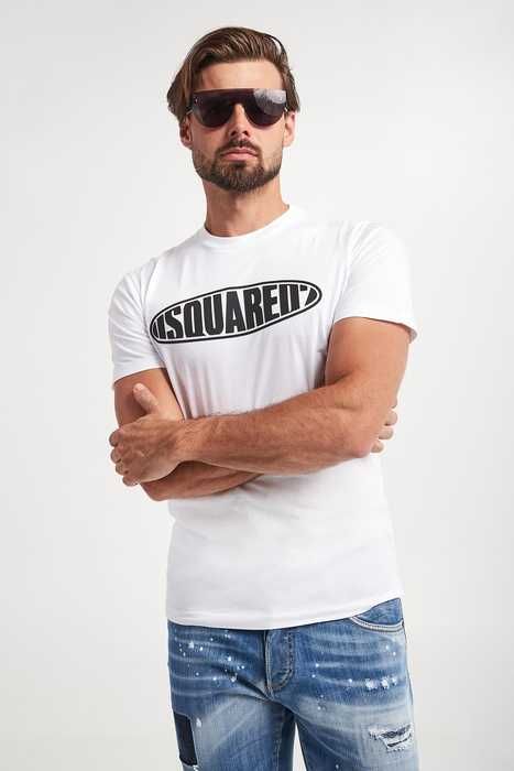 Męska koszulka t-shirt DSQUARED2 r.XL nowa stan idealny