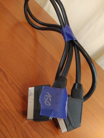 Kabel przewód scart euro X2